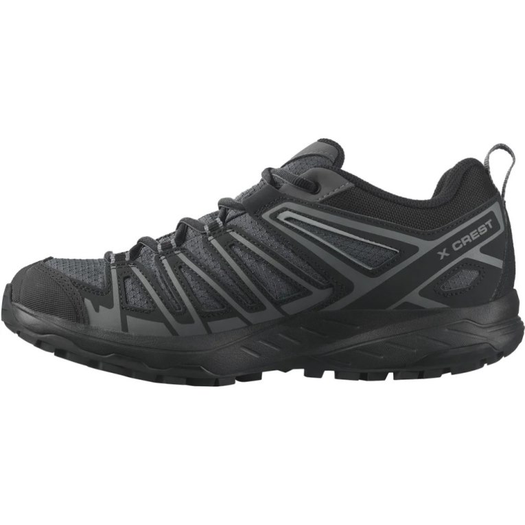 Black Salomon X Crest GTX Men's Hiking Shoes | IE DY2638